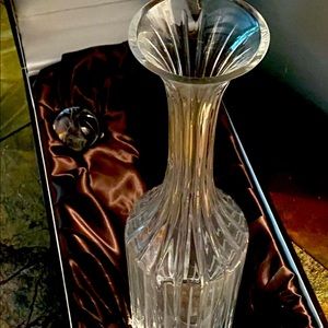 Mappin & Webb vintage Crystal decanter